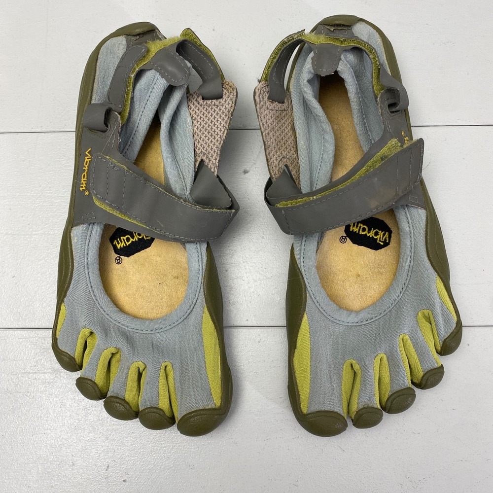 Vibram FiveFingers KSO Barefoot Shoes Womens Size 38 7.5 8 Grey Minimalist Trail